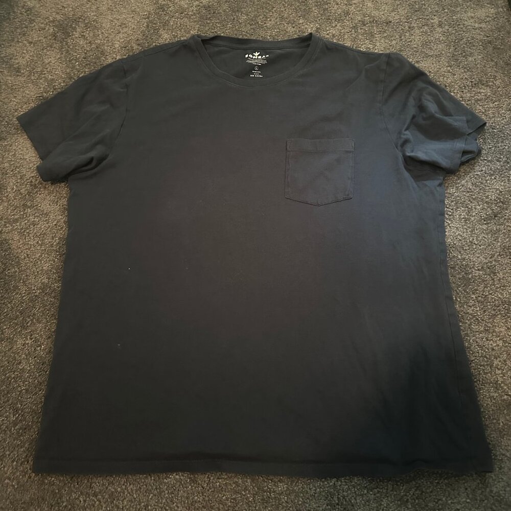 Bombas Men's Premium Weight T-Shirt Navy